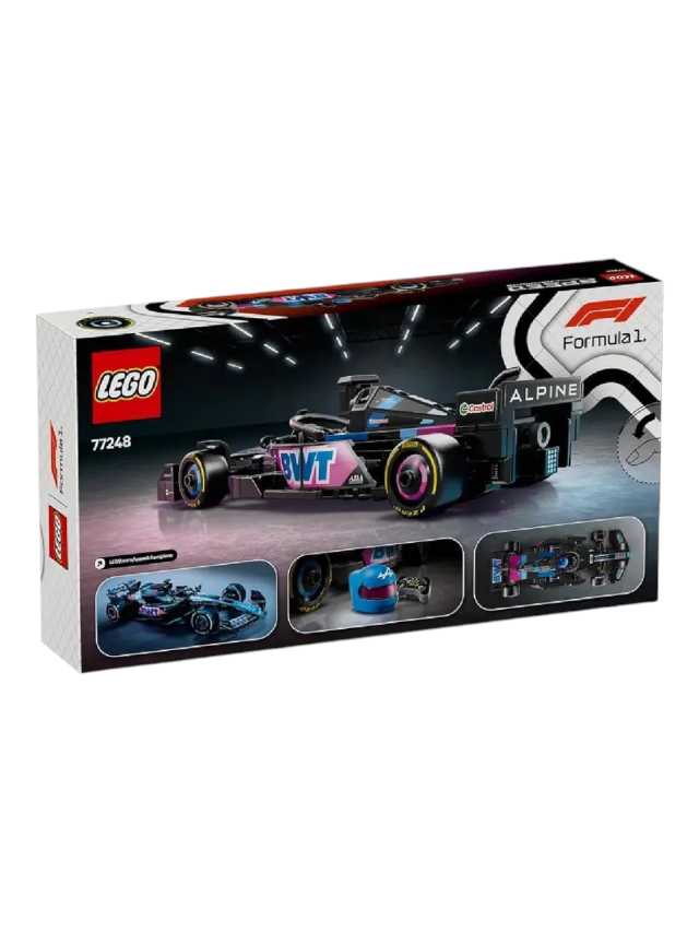 LEGO Speed Champions BWT Alpine F1 Team A524 Race Car Toy Vehicle 77248 Building Blocks - Image 2