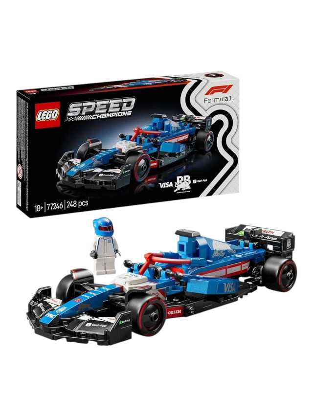 LEGO Speed Champions: Visa Cash App RB VCARB 01 F1 Race Car - 248 Pieces (77246) - Image 2