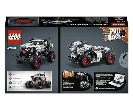 LEGO Technic 42150 monster jam monster mutt dalmation pull back - Image 2