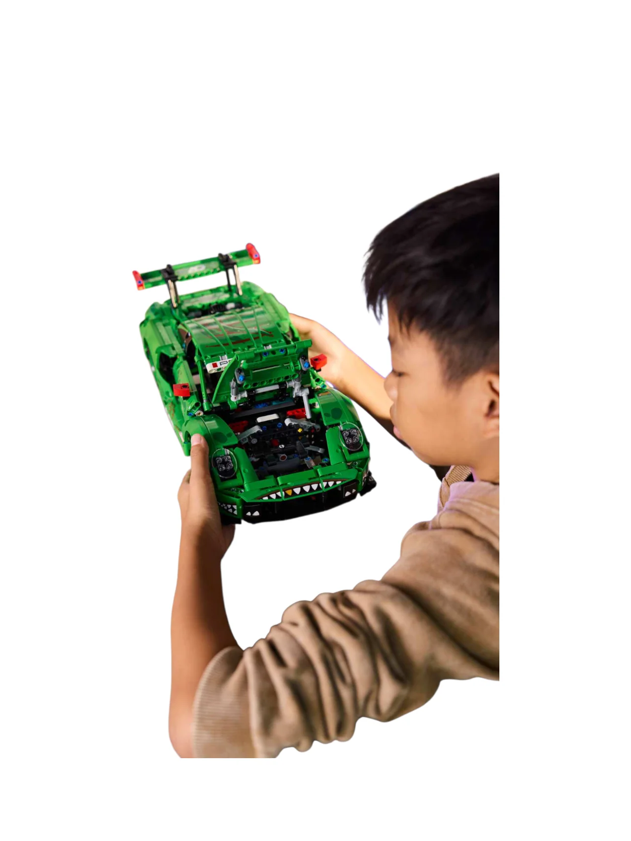 LEGO Technic Porsche 911 GT3 R Rexy AO Racing Car - Model Car Building Kit for Kids 1313 pcs - Image 3