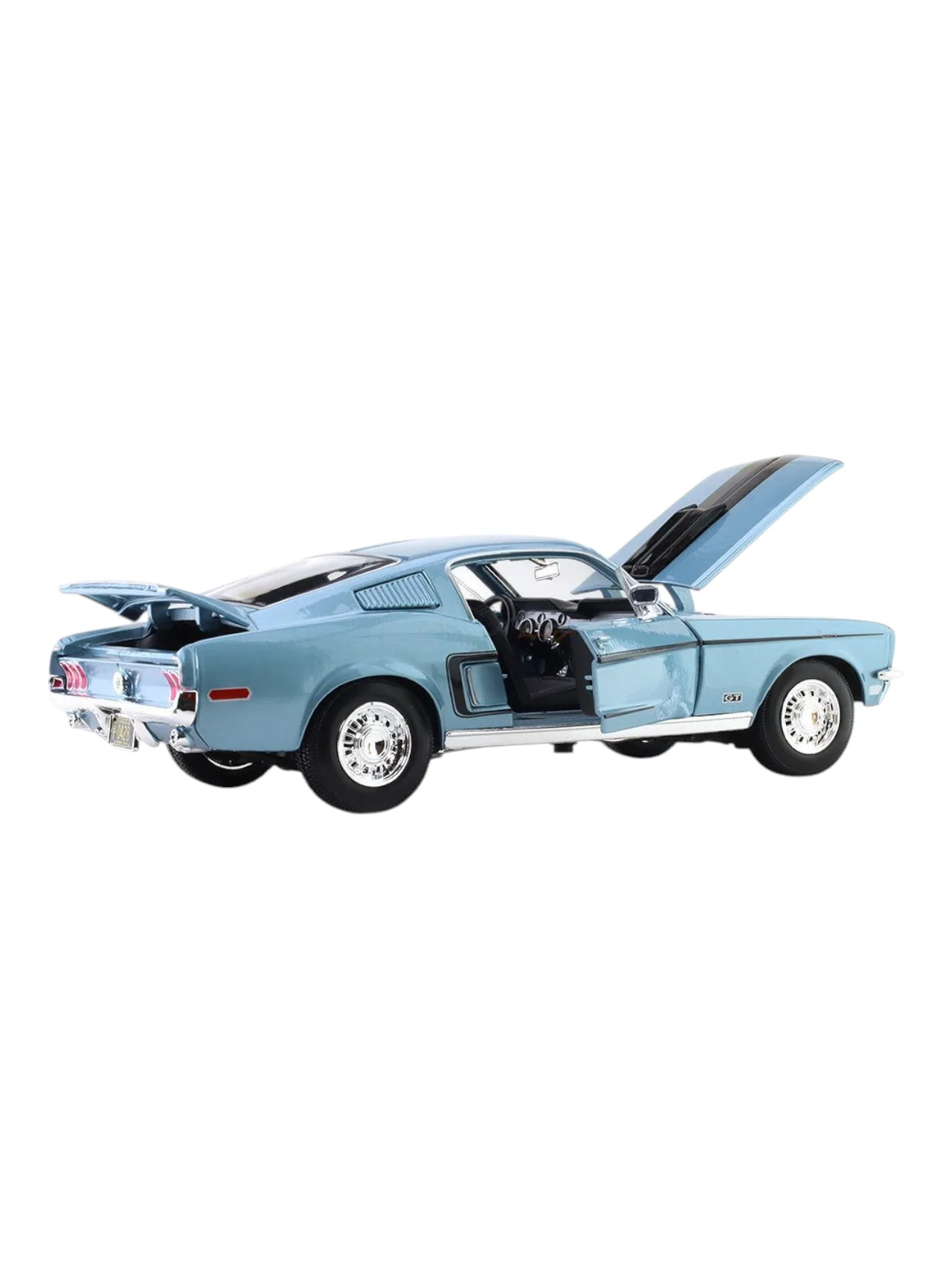 Maisto Special Collection Series 1968 Ford Mustang GT Cobra Jet 1:18 Scale Diecast - Image 4