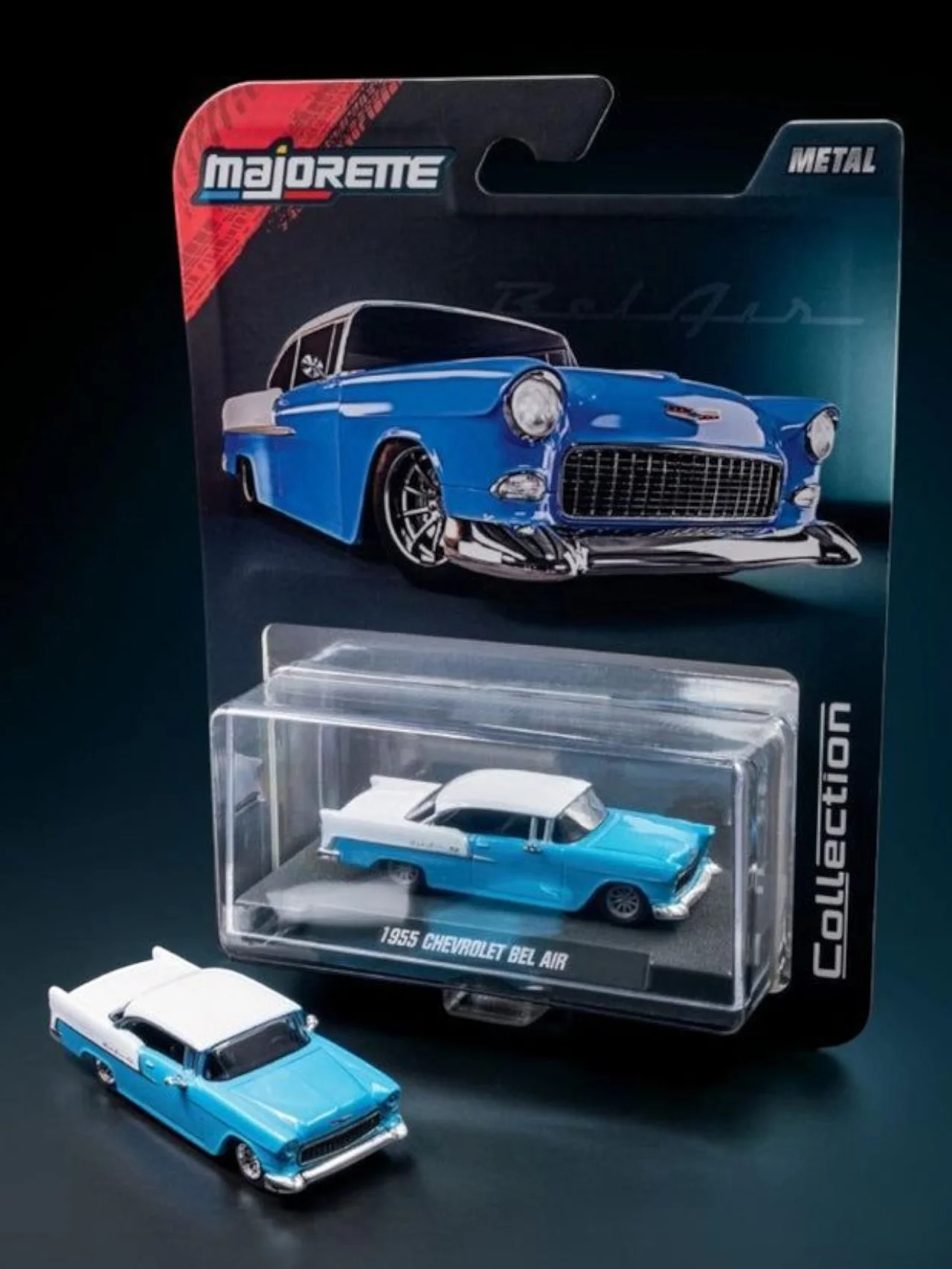 Majorette 1955 chevrolet bel air collection 1:64 Scale - Image 2