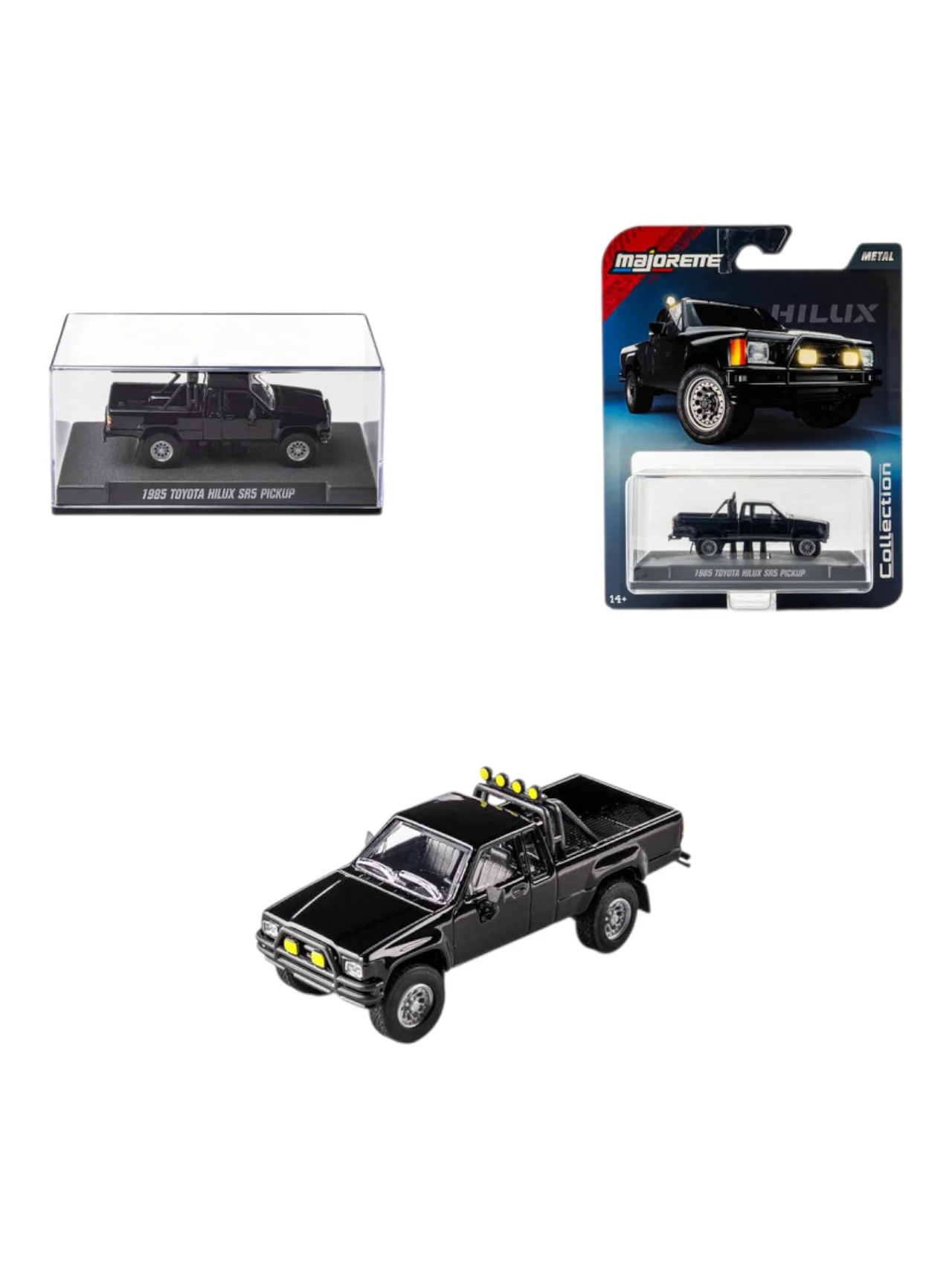 Majorette wave 3 1985 toyota Hilux sr5 pickup  1:64 Scale - Image 2