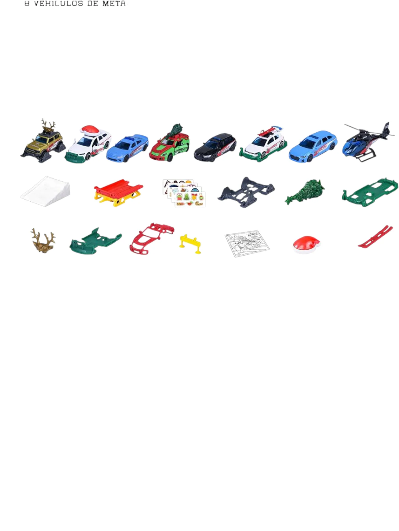 Majorette advent calendar premium 24 surprises ,8 Metal vehicles, 16 accessories 1:64 Scale 8504107000 - Image 4