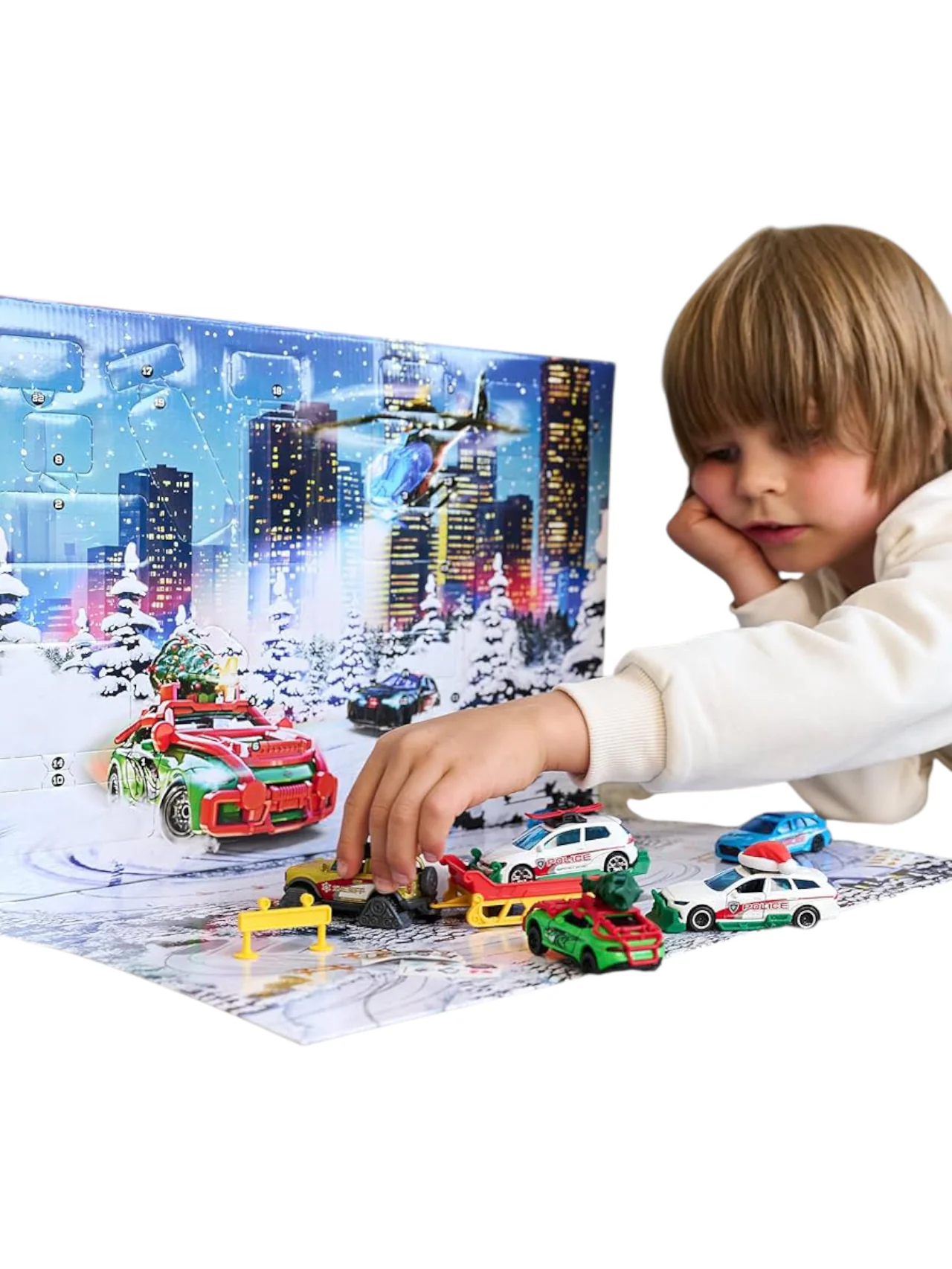 Majorette advent calendar premium 24 surprises ,8 Metal vehicles, 16 accessories 1:64 Scale 8504107000 - Image 6