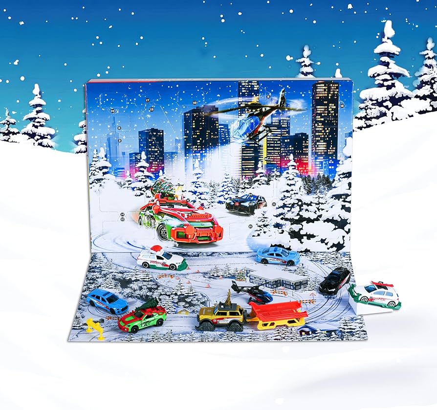 Majorette advent calendar premium 24 surprises ,8 Metal vehicles, 16 accessories 1:64 Scale 8504107000 - Image 7