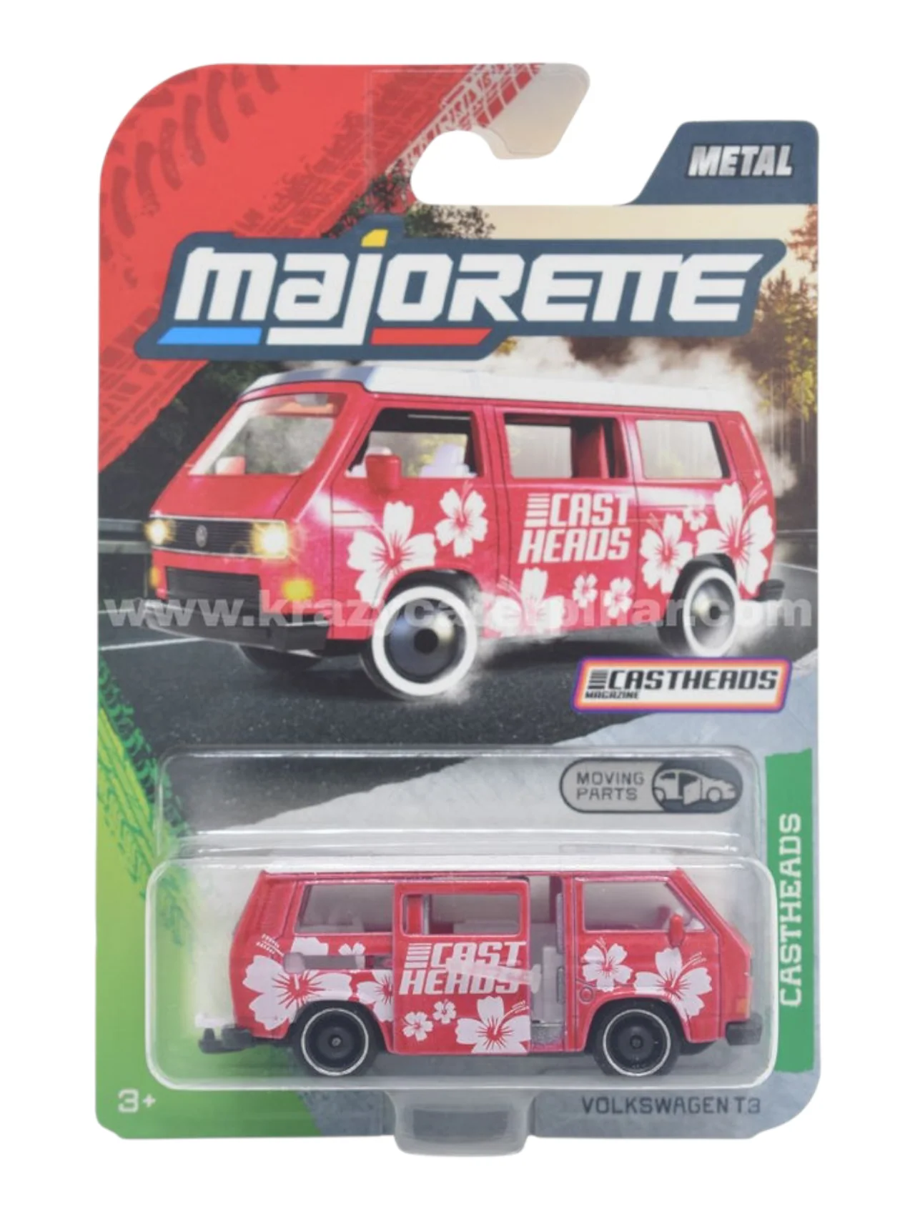 Majorette cast heads premium car Volkswagen t3 1:64 Scale 8504100001 - Image 3