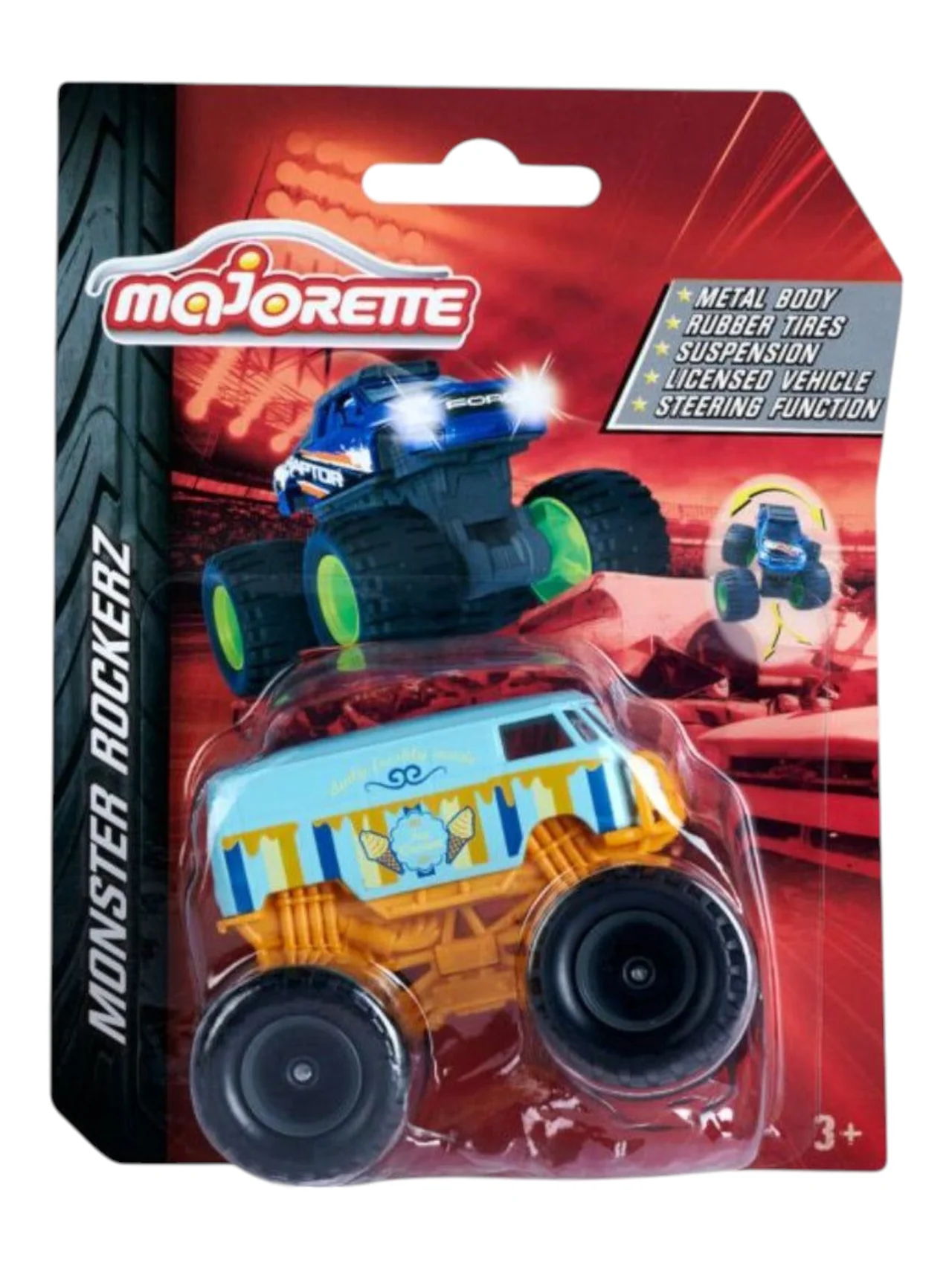 Majorette Monster Rockerz Volkswagen Ice Cream Bus - Image 4