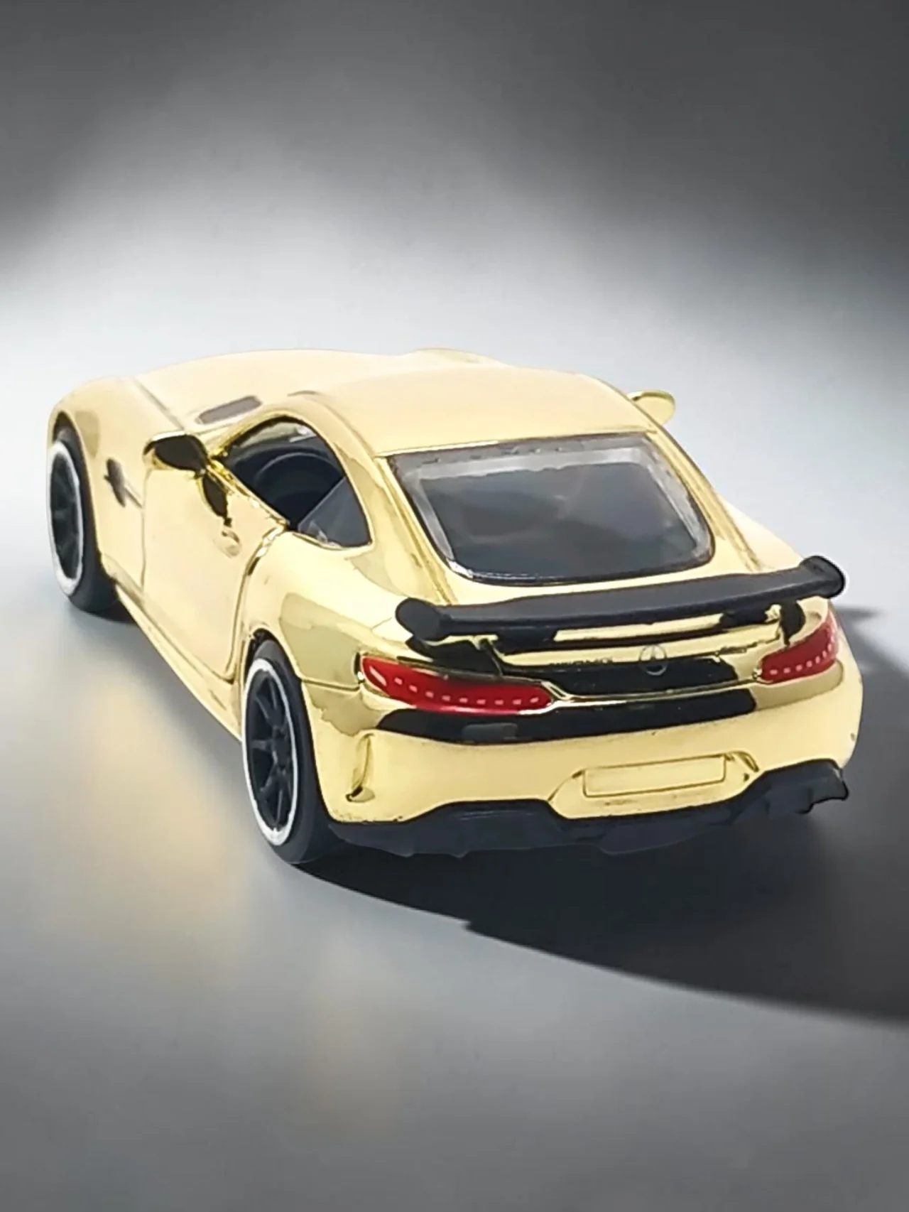 Majorette Gold Edition 2021 Mercedes-AMG GT R Die-Cast Model Car Imported Premium (Gold Finish) 1:64 Scale - Image 3