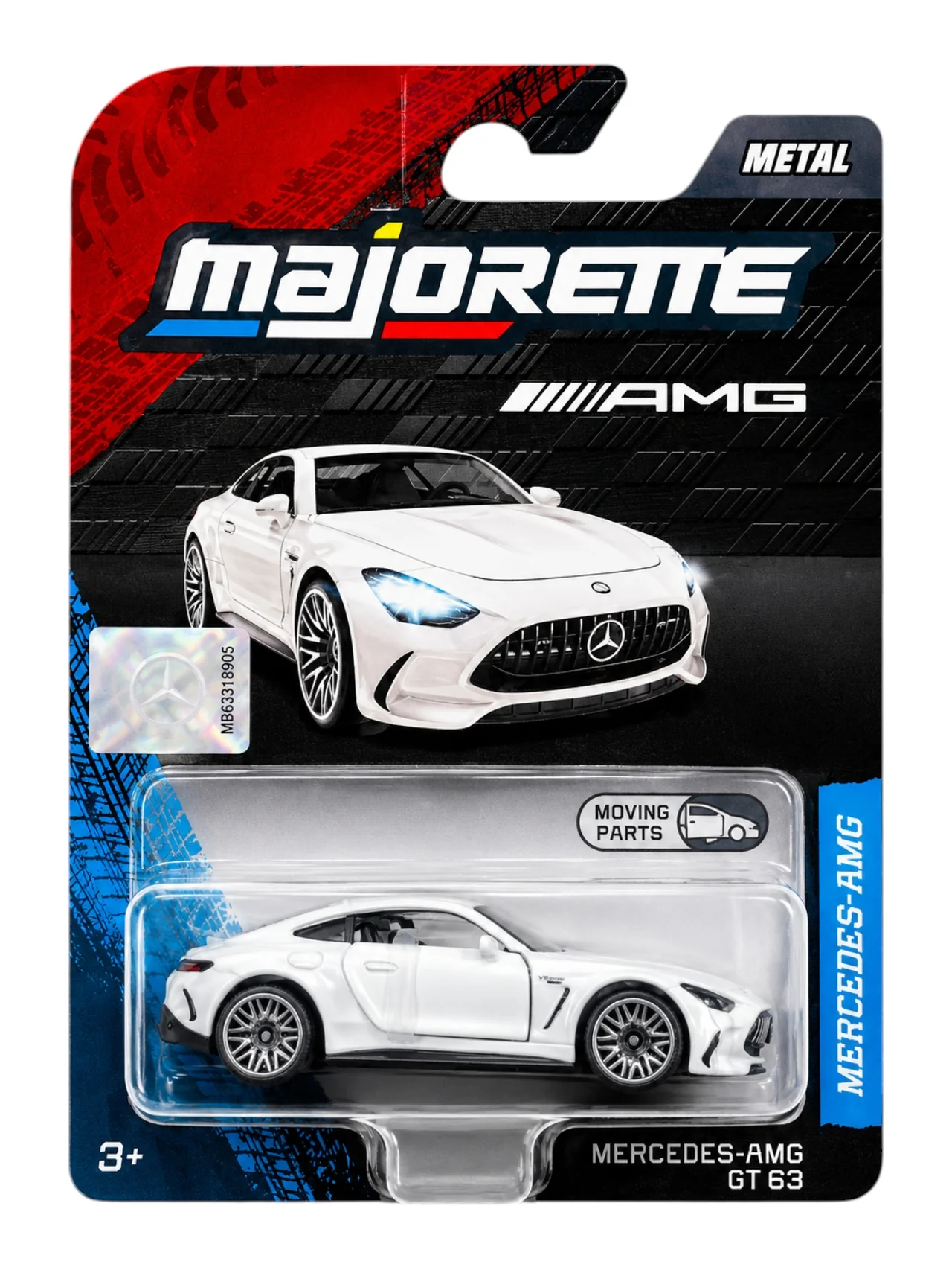 Majorette Premium Mercedes-AMG 6 Pcs Die Cast Car Set | G63, GT63, SL63, GLC63S, CLE53 & A35 | Metal Toy Cars with Opening Parts 1:64 Scale - Image 4