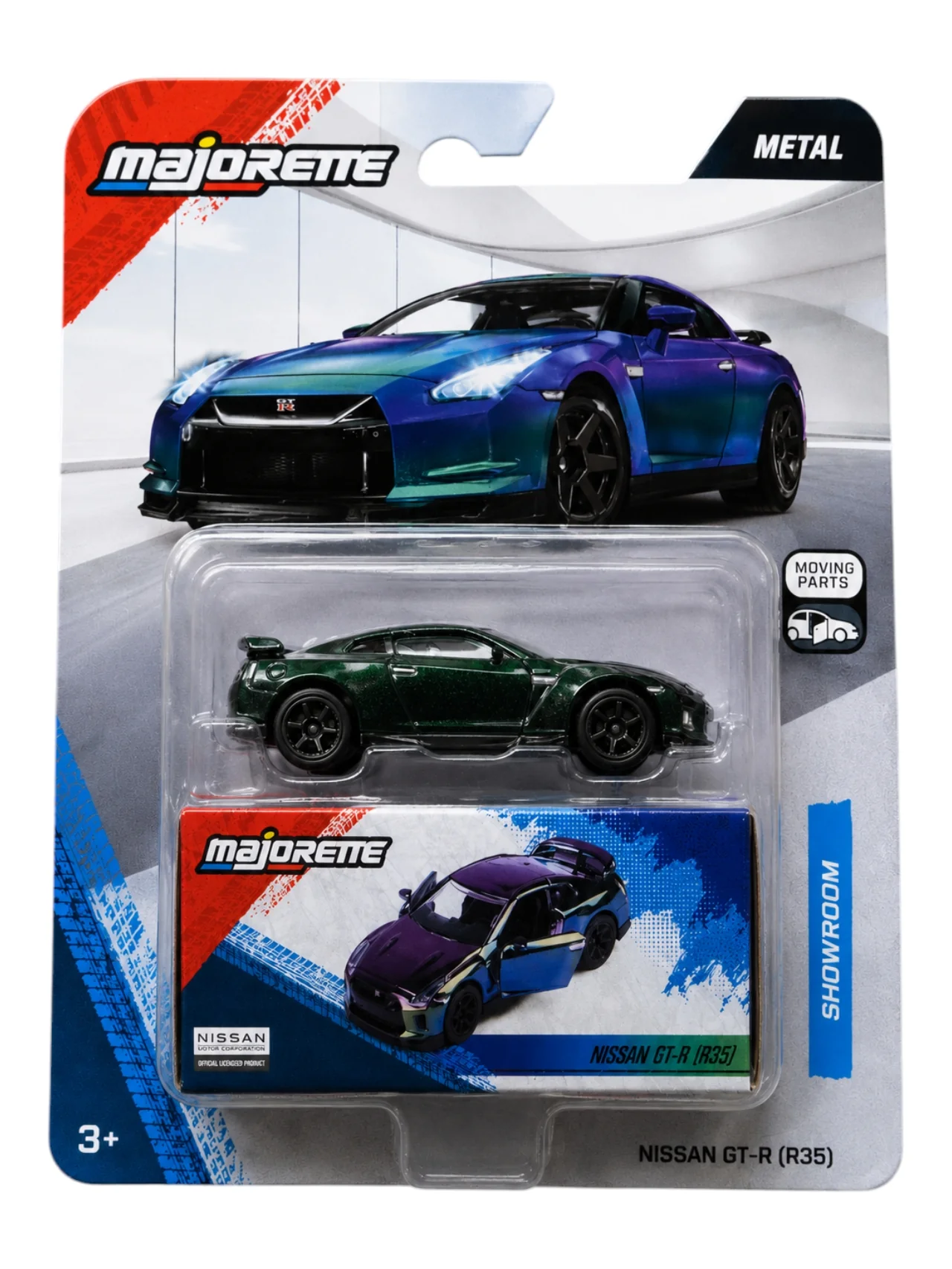 Majorette Premium "Nissan GT-R (R3S)" Metal Die-cast Car 1:64 Scale