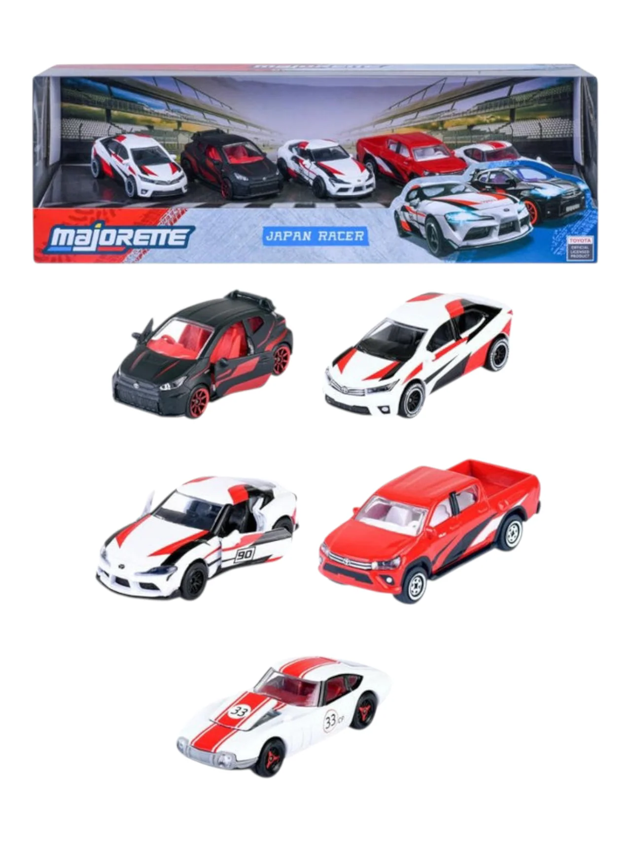Majorette toyota japan racer opening parts suspension 1:64 Scale 8502105003 - Image 2