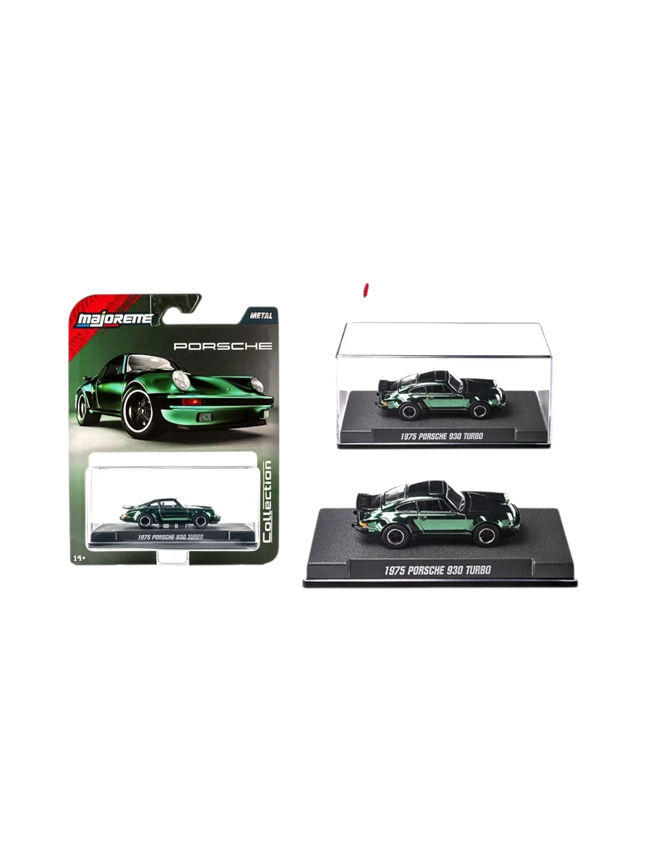 Majorette wave 3 premium card 1975 Porsche 930 Turbo 1:64 Scale