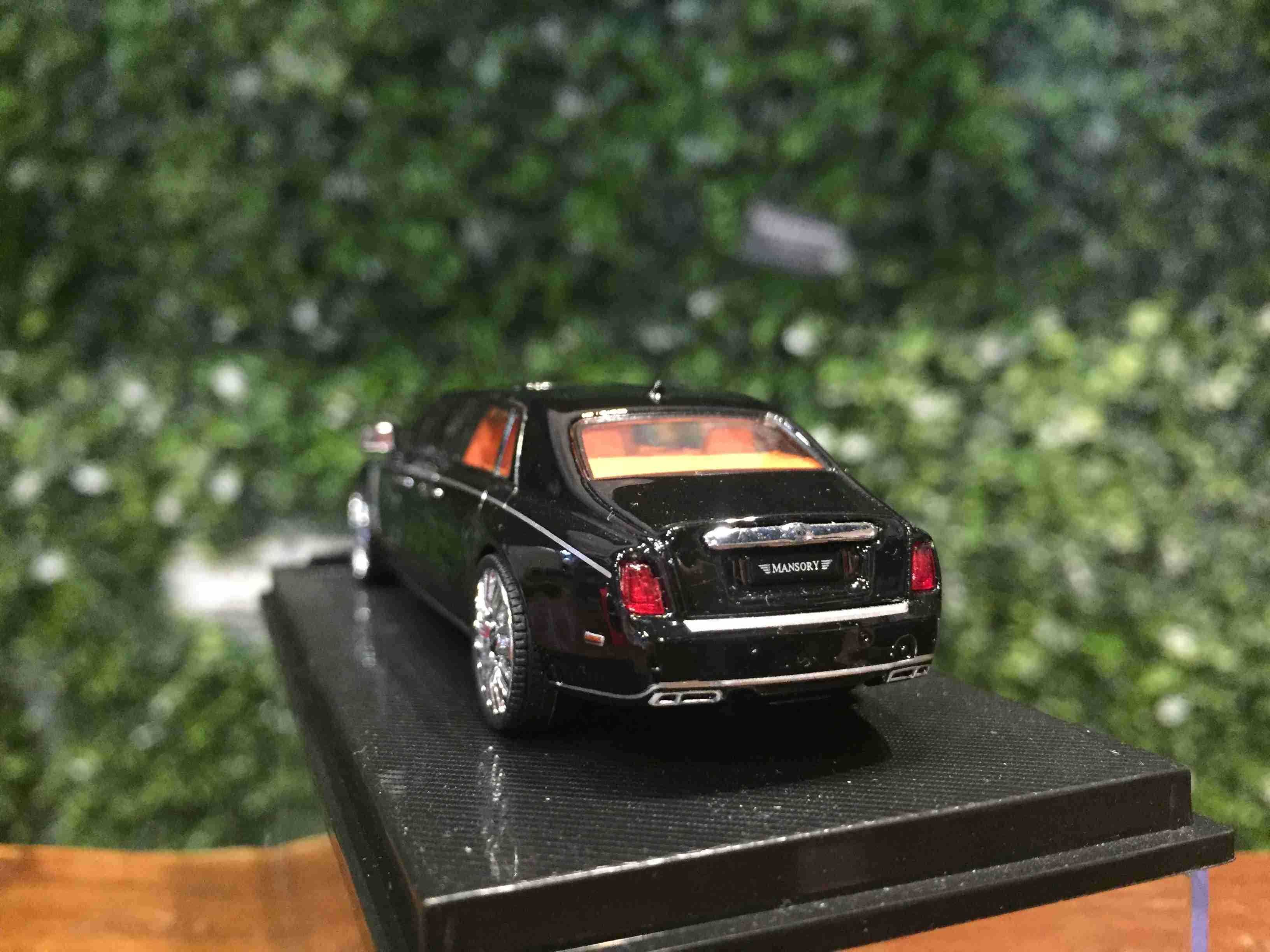 Mansory PHANTOM ROLLS ROYCE LengtheNED BLACK Imported 1/64 Diecast Car BY SC ART - Image 4