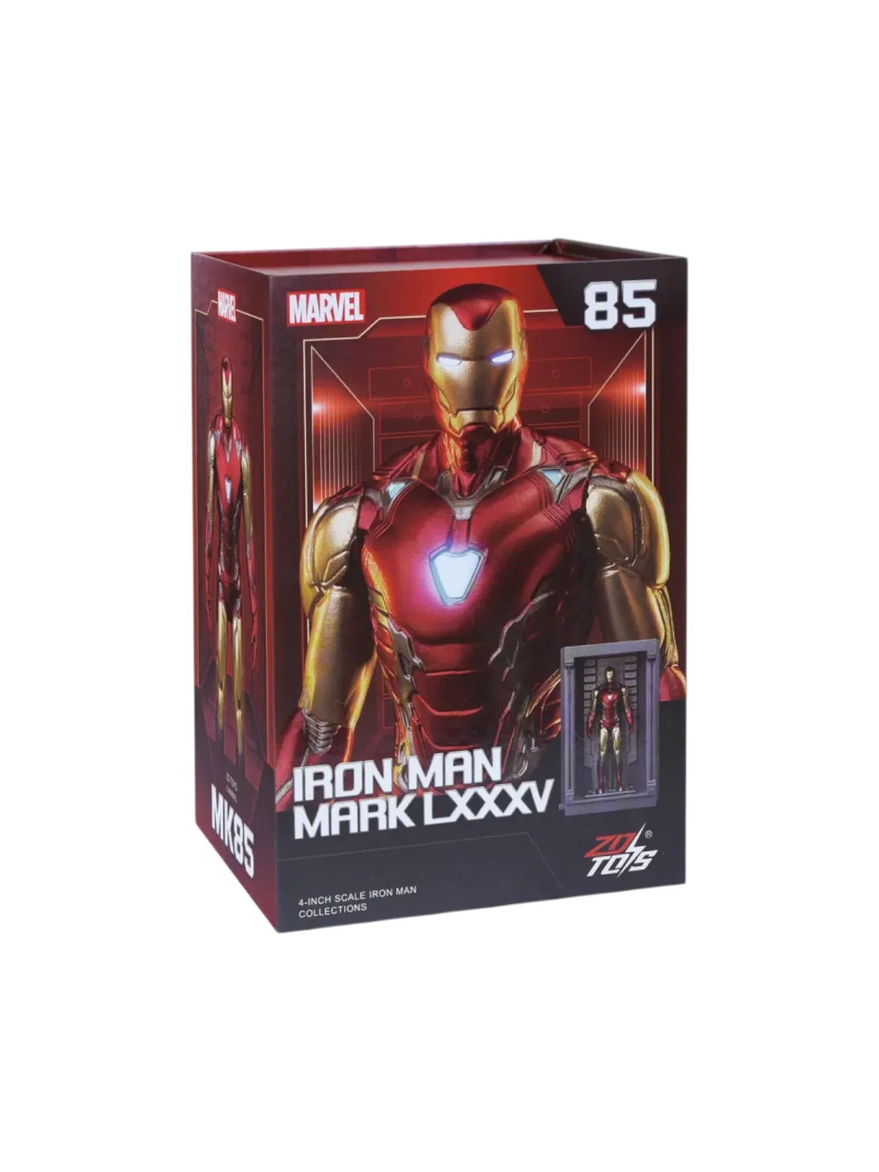 Marvel Iron Man Mark Lxxxv No 85 ZD TOY 4-Inch Scale Collections Action Figure MK 85