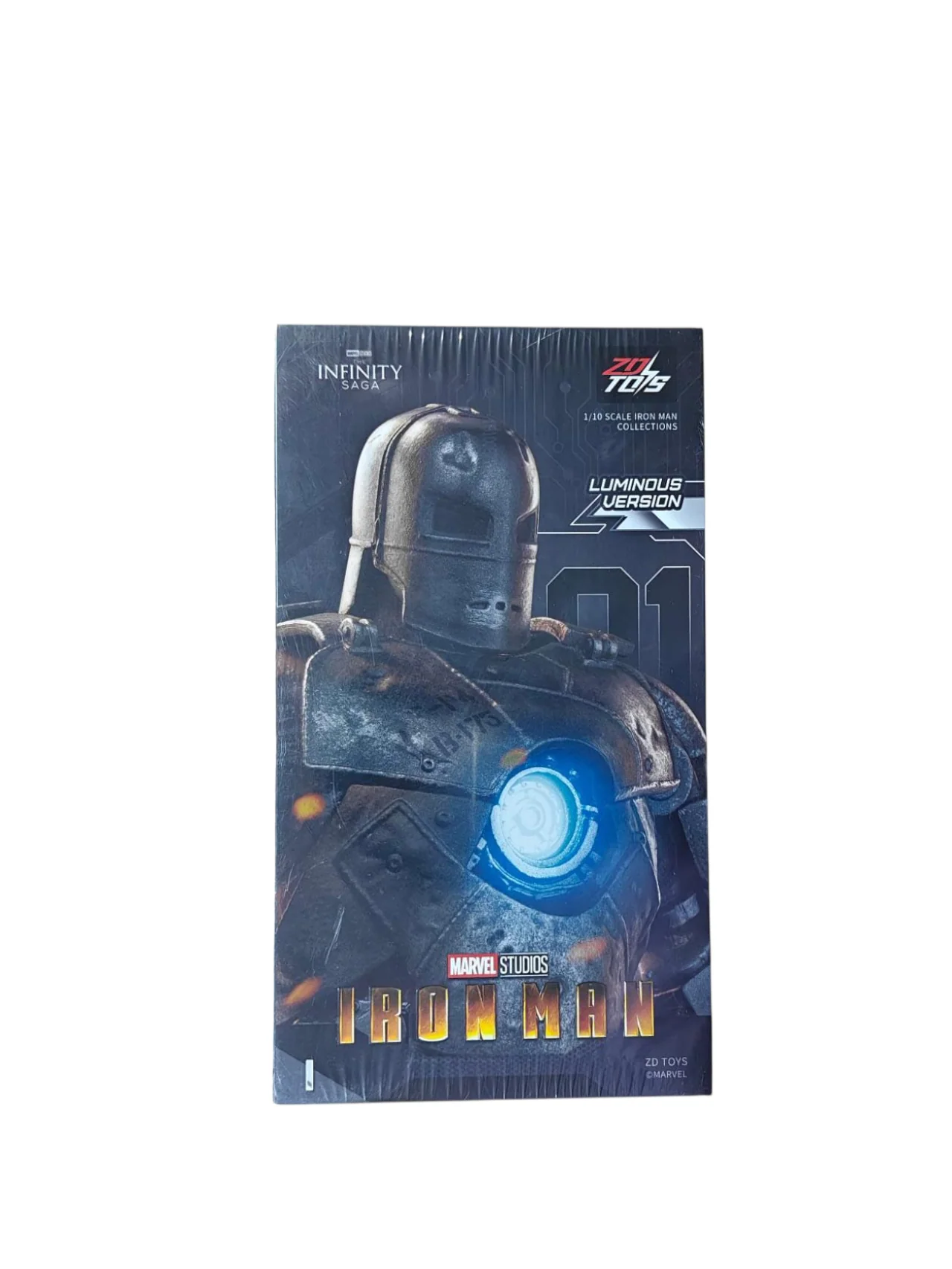 Action figure Marvel Studio Infinity Saga ZD Toys Iron Man Imported 1:10 Scale Collections