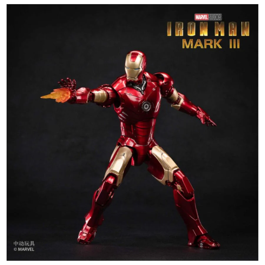 Marvel Studio Iron Man Luminous Version MK3 1:10 Scale Collections Action Figure - Image 5