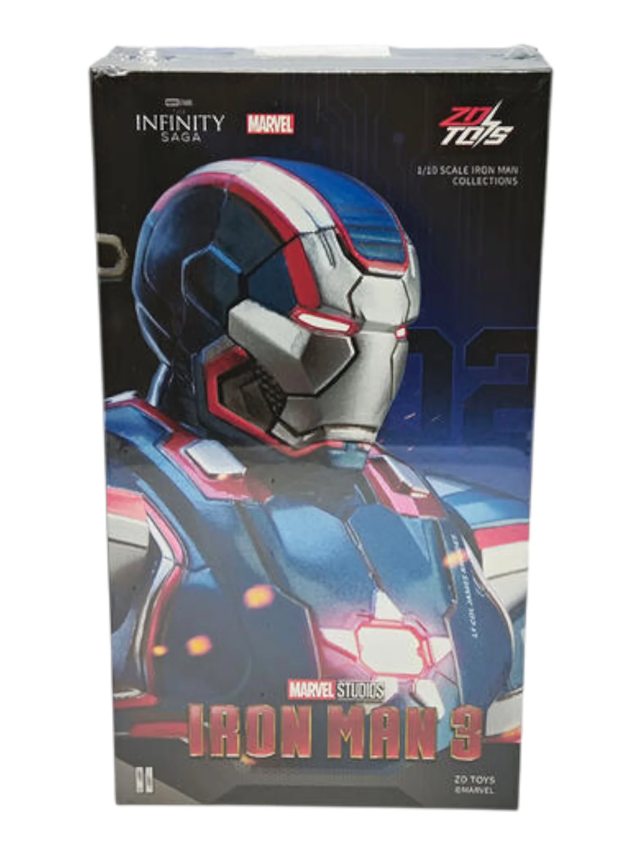 Action figure Marvel Studio ZD Toys Infinity Saga Iron Man 3 Imported 1:10 Scale Collection