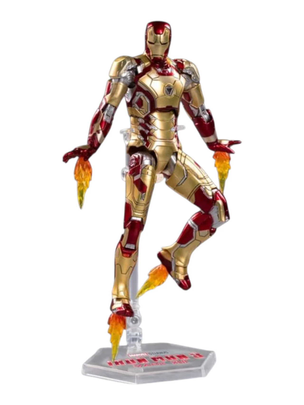 Action figure Marvel Studio ZD Toys Iron Man Mk42 With Lighting Function Action Figure 1:10 Scale collection - Image 4