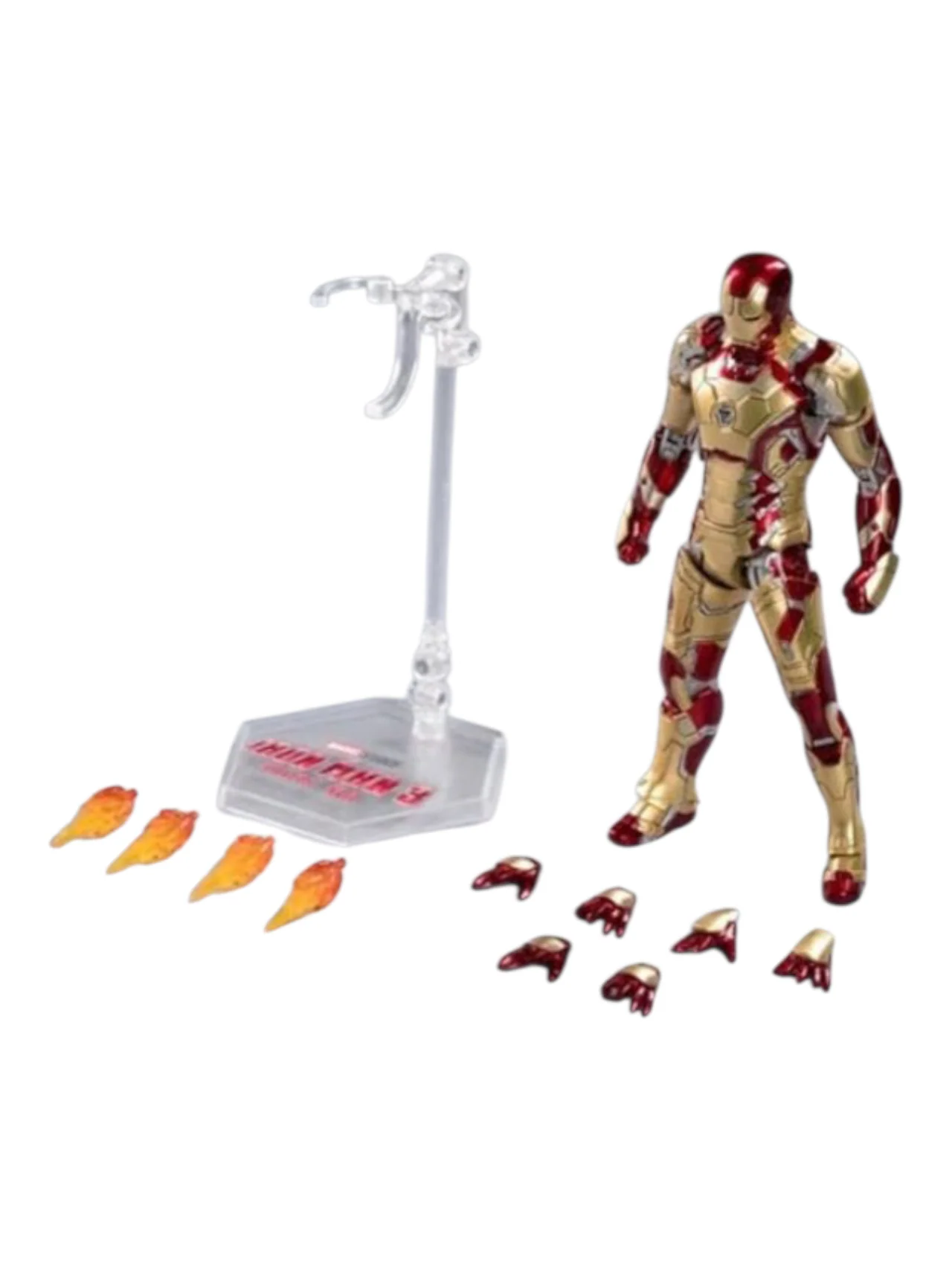 Action figure Marvel Studio ZD Toys Iron Man Mk42 With Lighting Function Action Figure 1:10 Scale collection - Image 5