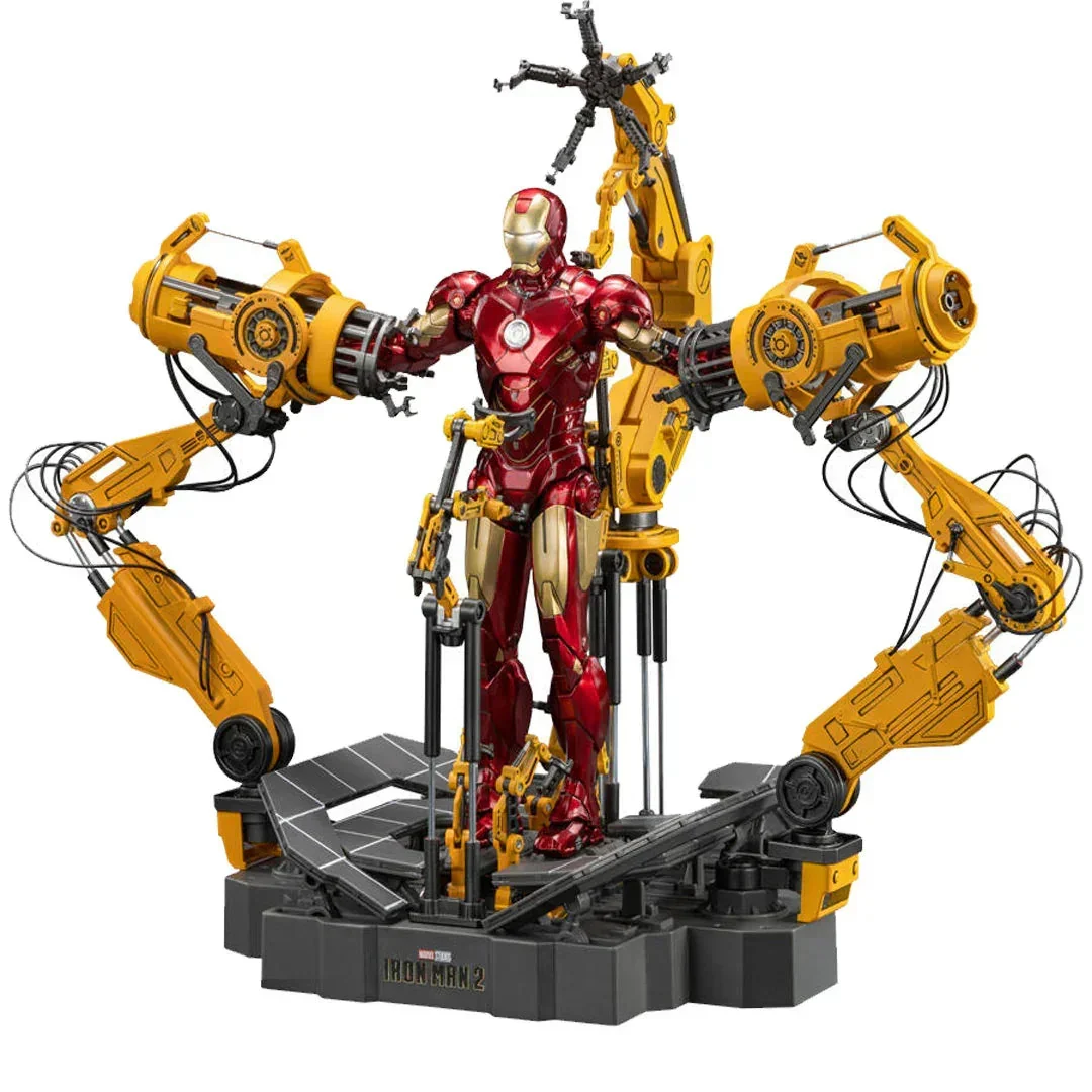Marvel Studios The Avengers : The infinity Saga iron Man Mark 4 MK04 1:10 Scale Collection Suit-up Gantry Figure by ZD Toys - Image 3