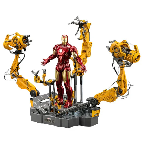 Marvel Studios The Avengers : The infinity Saga iron Man Mark 4 MK04 1:10 Scale Collection Suit-up Gantry Figure by ZD Toys - Image 4