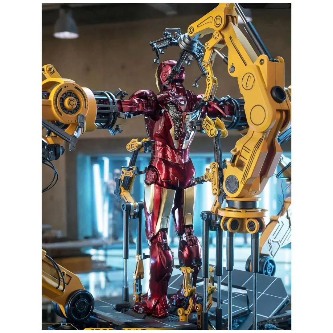 Marvel Studios The Avengers : The infinity Saga iron Man Mark 4 MK04 1:10 Scale Collection Suit-up Gantry Figure by ZD Toys - Image 5
