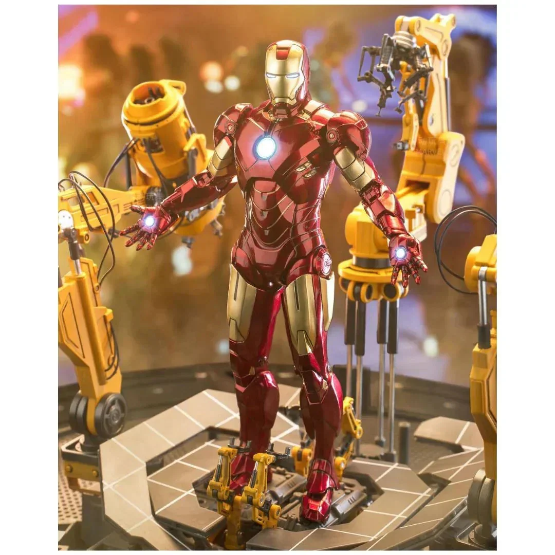 Marvel Studios The Avengers : The infinity Saga iron Man Mark 4 MK04 1:10 Scale Collection Suit-up Gantry Figure by ZD Toys - Image 6