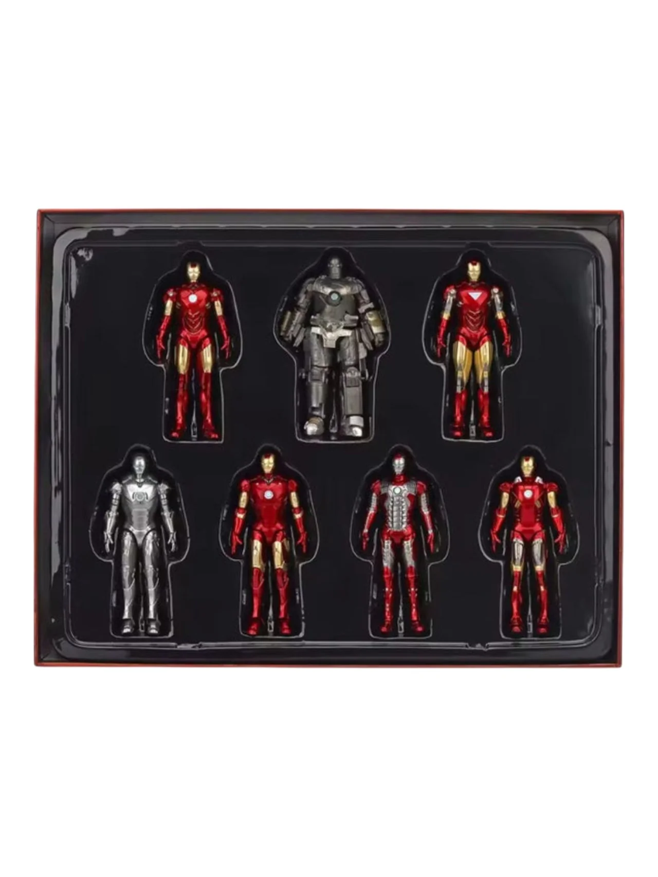 Action figure Marvel Studios : The Infinity Saga 4 Inch Scale Iron Man Collection Figures Set of 7 by ZD Toys - Image 5