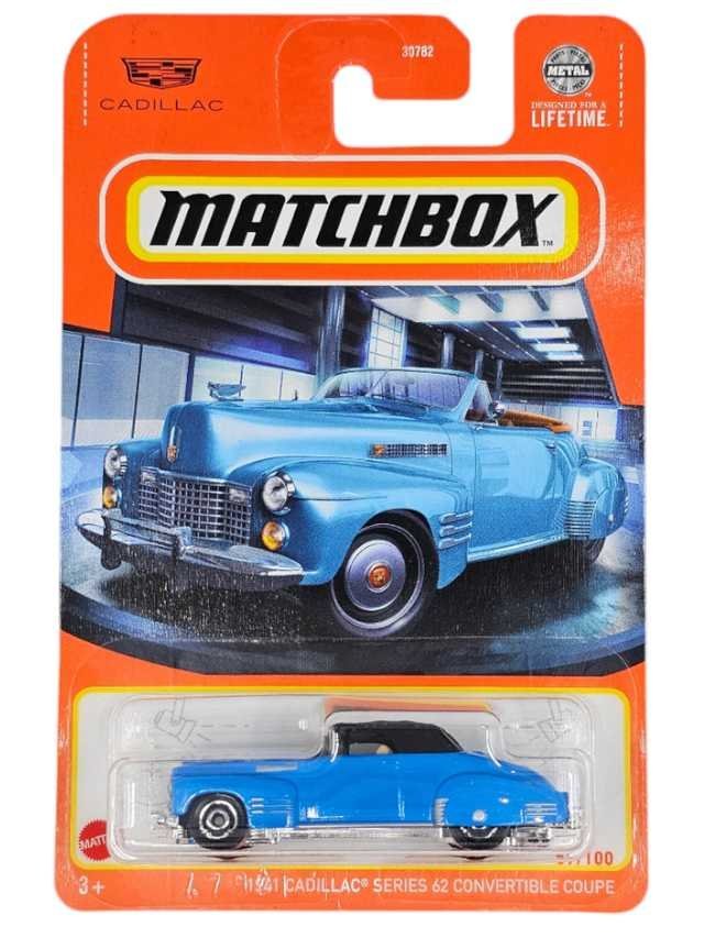 Matchbox 1941 cadillac series 62 convertible convertible coupe Imported Mainline 1:64 Scale