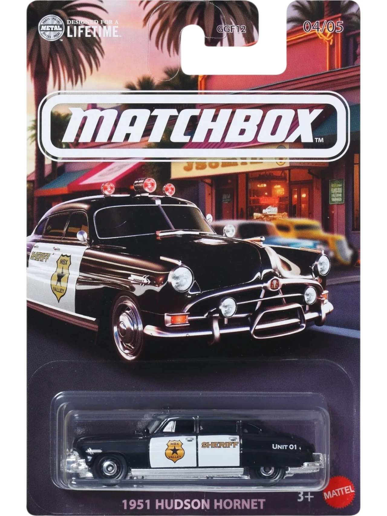 Matchbox 1951 Hudson Hornet Imported mainline 1:64 Scale JCG65-LA1021A