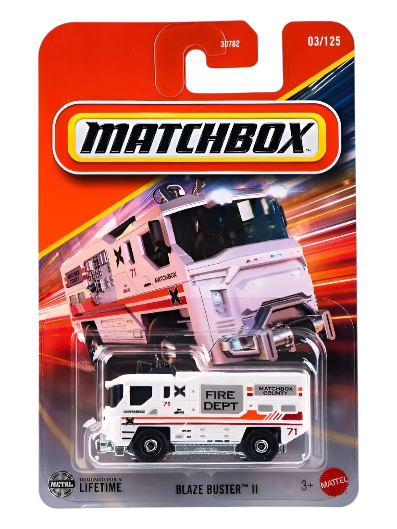 Matchbox Blaze Buster II imported Mainline 1:64 Scale
