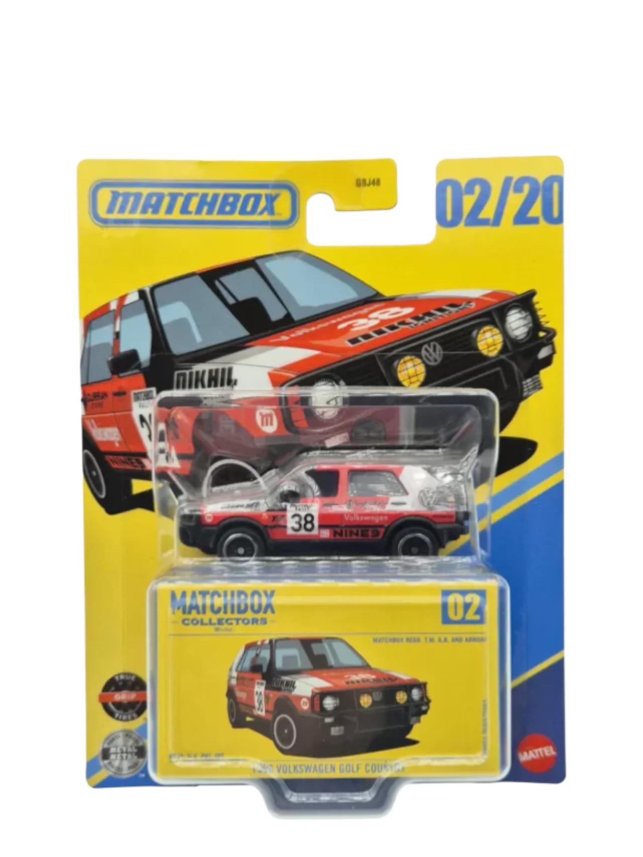MATCHBOX collectors 1998 Volkswagen golf country designed for a lifetime 1:64 Scale