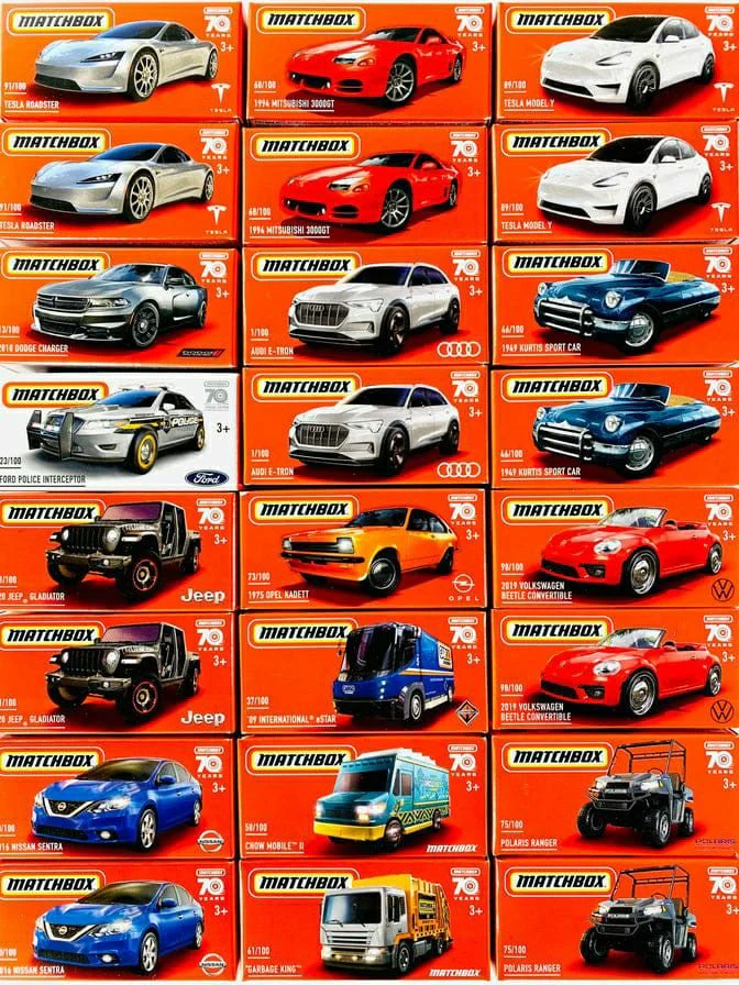 MATCHBOX DRIVE ADVENTURE (SET OF 24) A1
