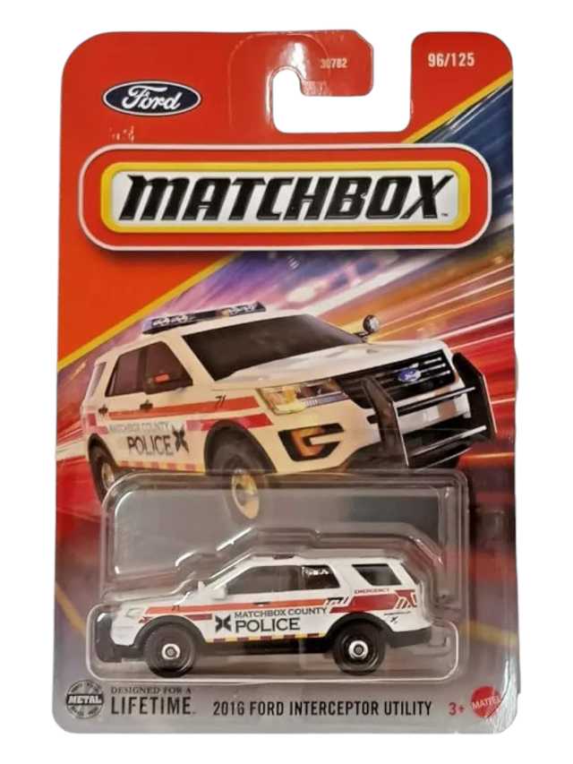 MatchBox 2016 Ford Interceptor Utility imported mainline 1:64 scale