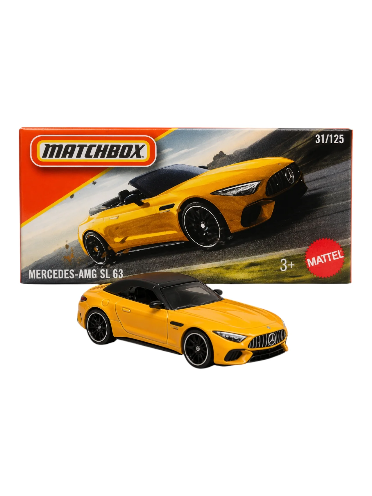 Matchbox Mainline Mercedes-AMG SL 63 Diecast Model Car | 1:64 Scale | Mattel | Collectible Miniature Car