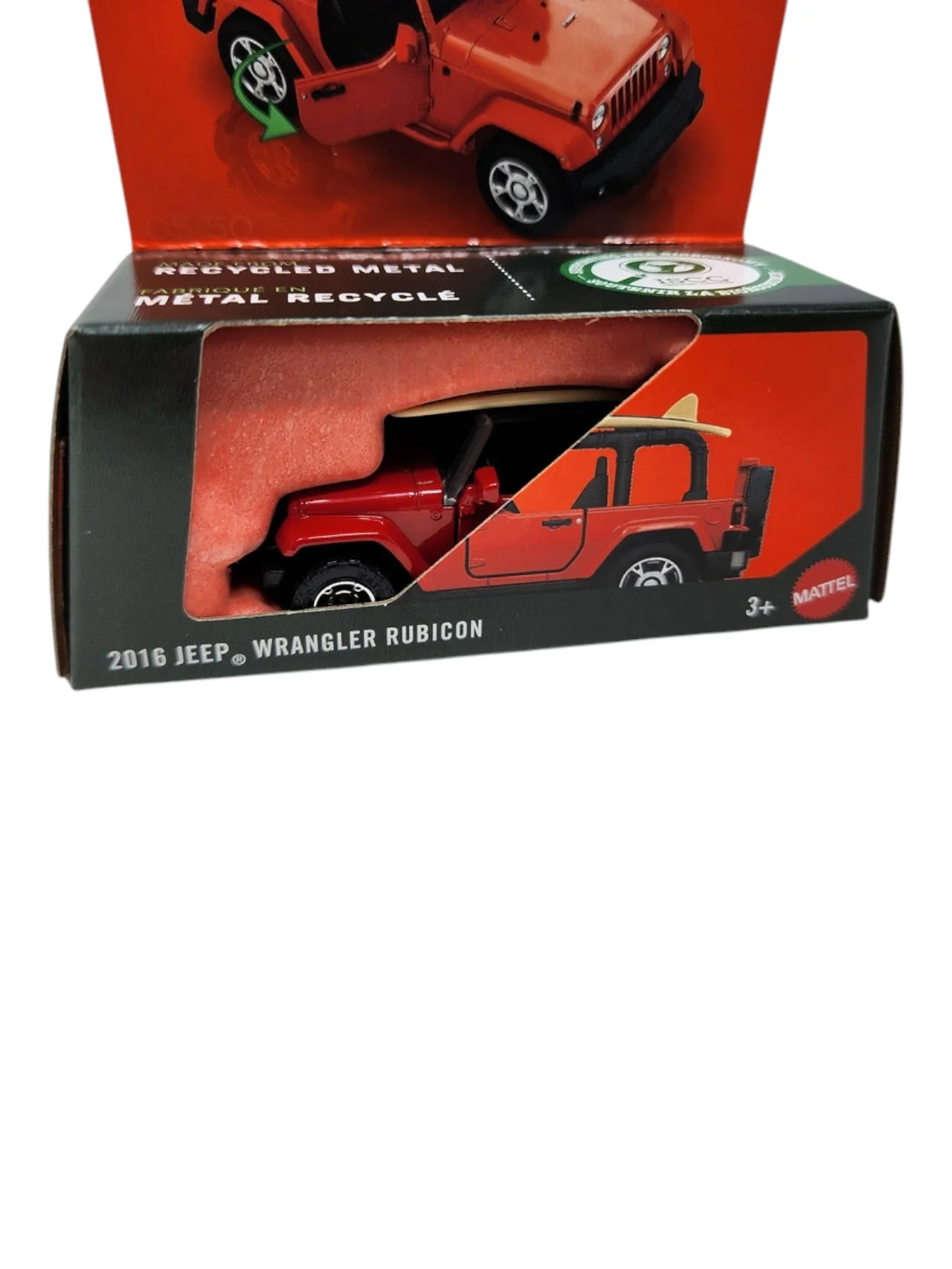 MatchBox moving parts 2016 jeep wrangler Rubicon 1:64 Scale - Image 2