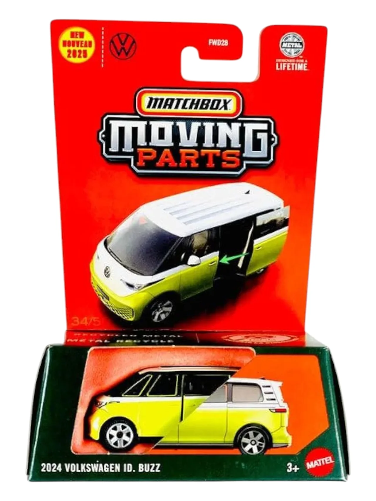 MatchBox Moving Parts 2024 Volkswagen id.buzz  1:64 Scale