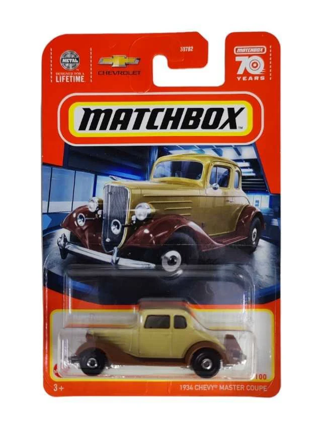 Matchbox 70 Years Anniversary 1934 Chevy Master Coupe Mainline 1:64 Scale