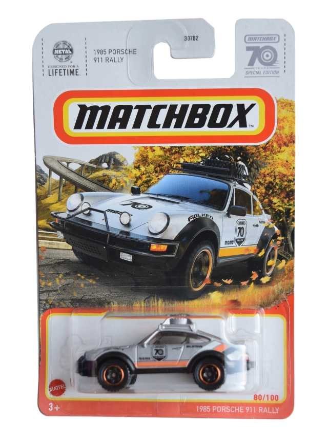 Matchbox 70 Years Anniversary Special Edition 1985 Porsche 911 Rally Imported Mainline 1:64 Scale