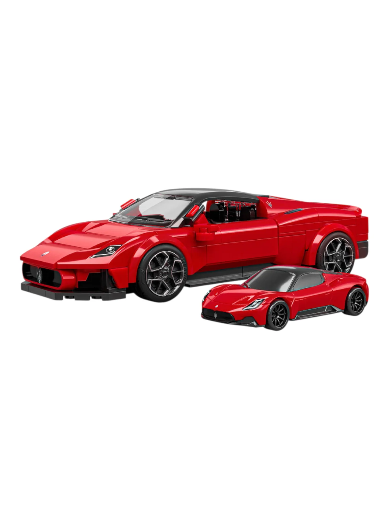 Mattel Brick Shop HotWheels Maserati MC20 Building Set 1:32 Scale - Image 11