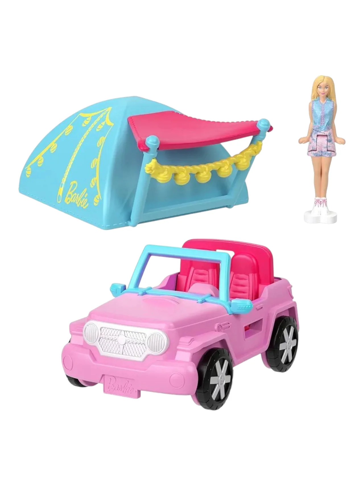 Mattel mini barbie doll vehicle & champer van - Image 2