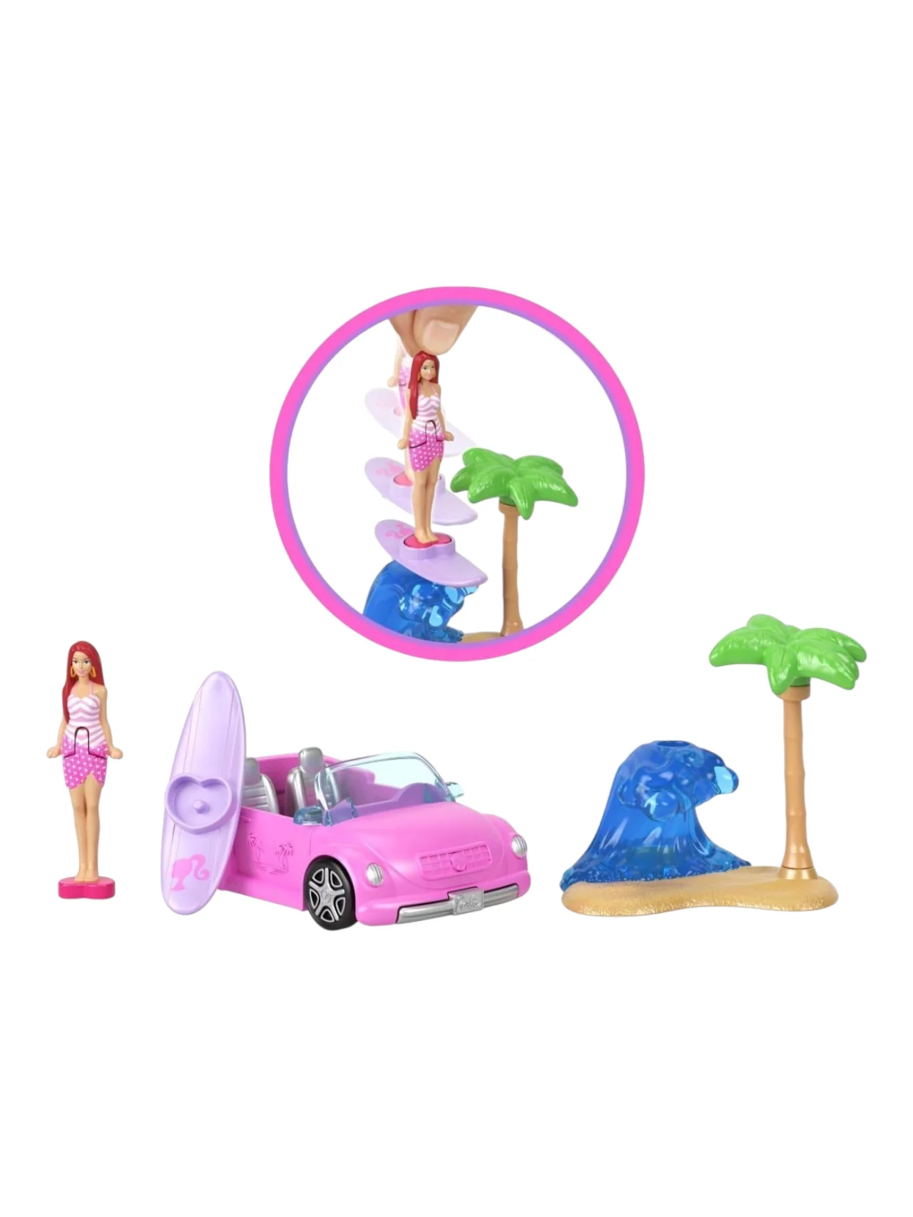 Mattel mini barbie doll vehicle & champer van - Image 5