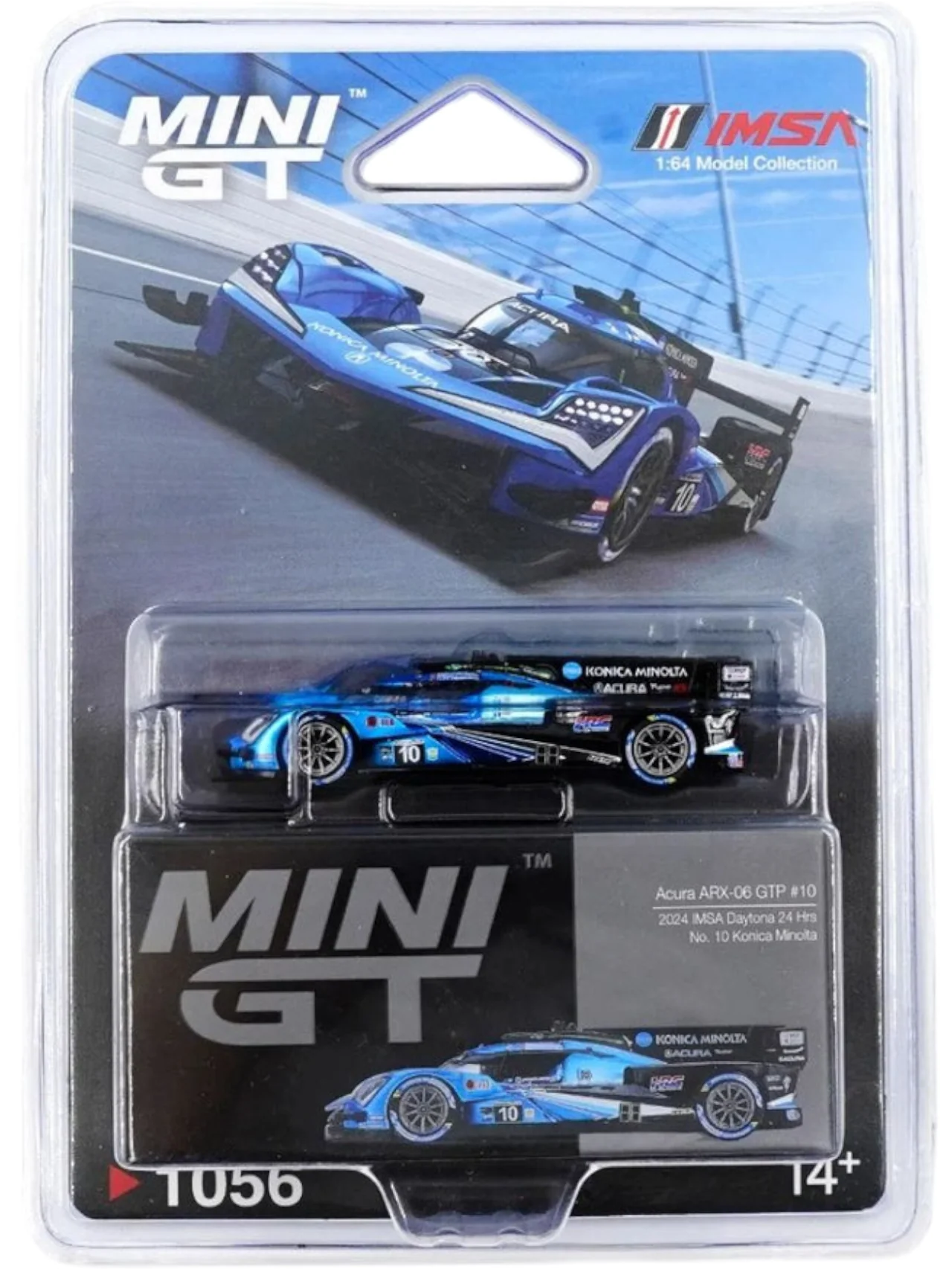 Mini GT #1056: Acura ARX-06 GTP #10 Wayne Taylor Racing with Andretti 2024 IMSA Daytona 24 Hrs 1:64 Scale - Image 2