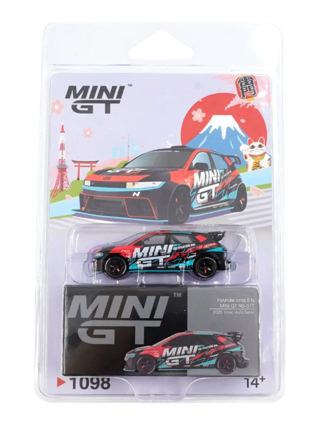 Mini GT #1098: Hyundai Ioniq 5N MINI GT RS-01T 2025 Tokyo Auto Salon LHD 1:64 Scale - Image 2