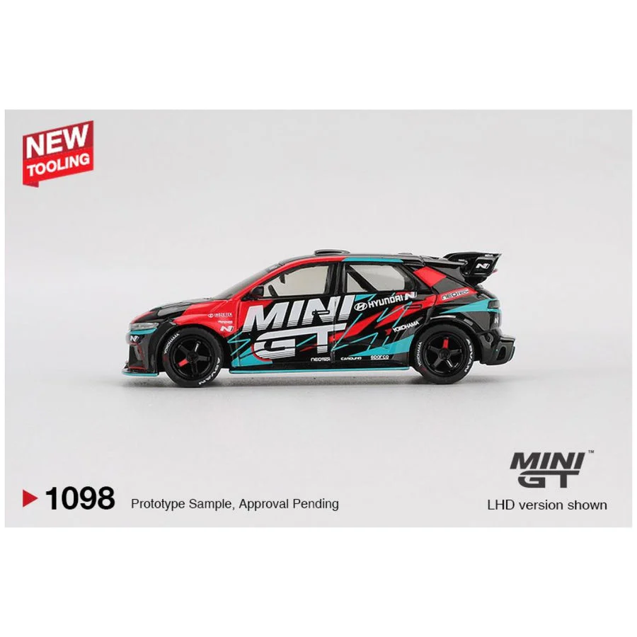 Mini GT #1098: Hyundai Ioniq 5N MINI GT RS-01T 2025 Tokyo Auto Salon LHD 1:64 Scale - Image 3