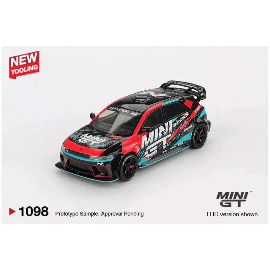 Mini GT #1098: Hyundai Ioniq 5N MINI GT RS-01T 2025 Tokyo Auto Salon LHD 1:64 Scale - Image 5