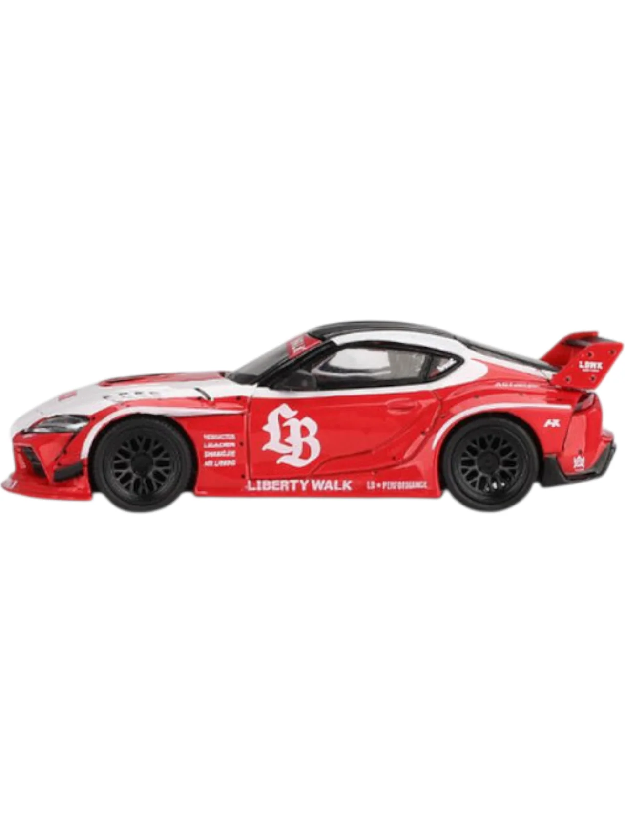 Mini GT #1103: LB★WORKS Toyota GR Supra Red 1:64 Scale - Image 3