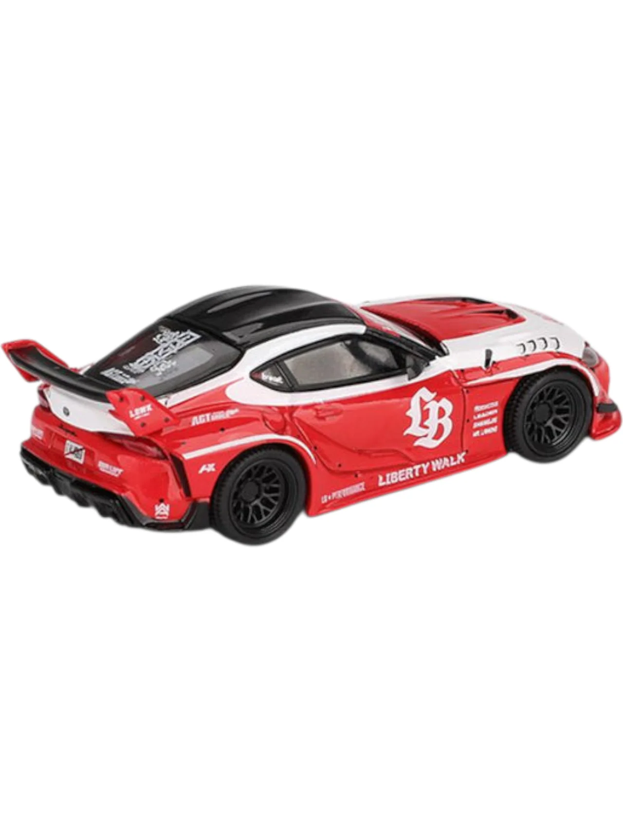 Mini GT #1103: LB★WORKS Toyota GR Supra Red 1:64 Scale - Image 4