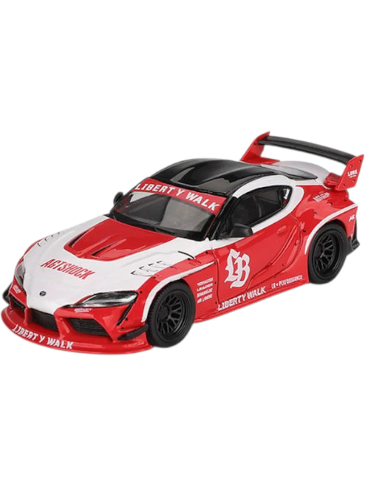 Mini GT #1103: LB★WORKS Toyota GR Supra Red 1:64 Scale - Image 5